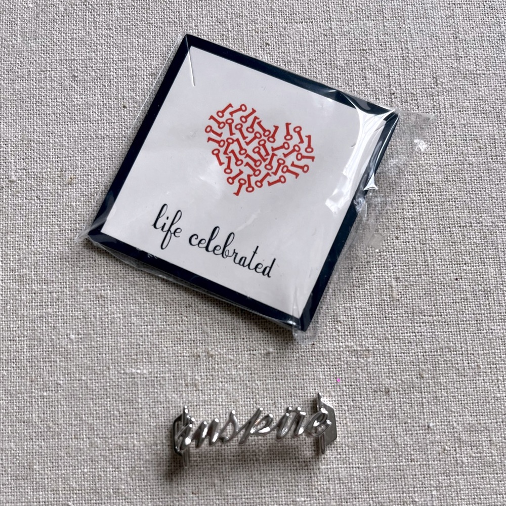 Keep Collective Script Word - Inspire, Silver